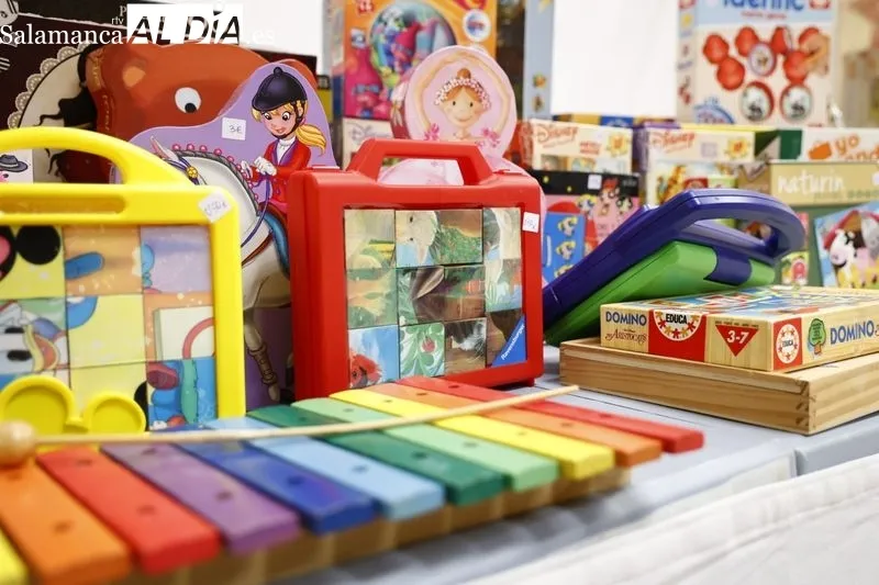X Mercadillo solidario de Pyfano en el local de la antigua Caja de Ahorros en la Plaza Mayor, con acceso por calle Espoz y Mina 27-35. Foto de David Sañudo