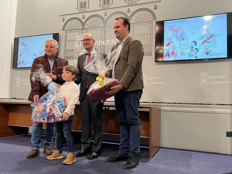 Entrega de premios del concurso de dibujo escolar de la Diputación de Salamanca