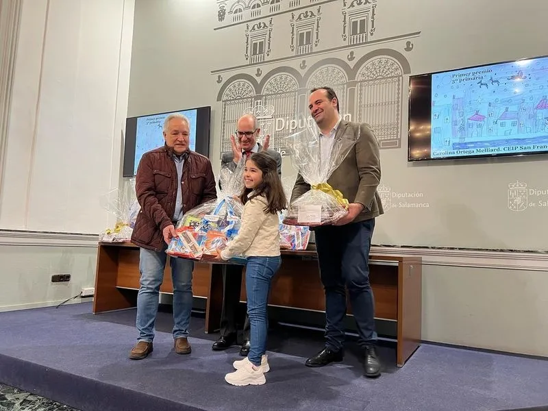 Entrega de premios del concurso de dibujo escolar de la Diputación de Salamanca