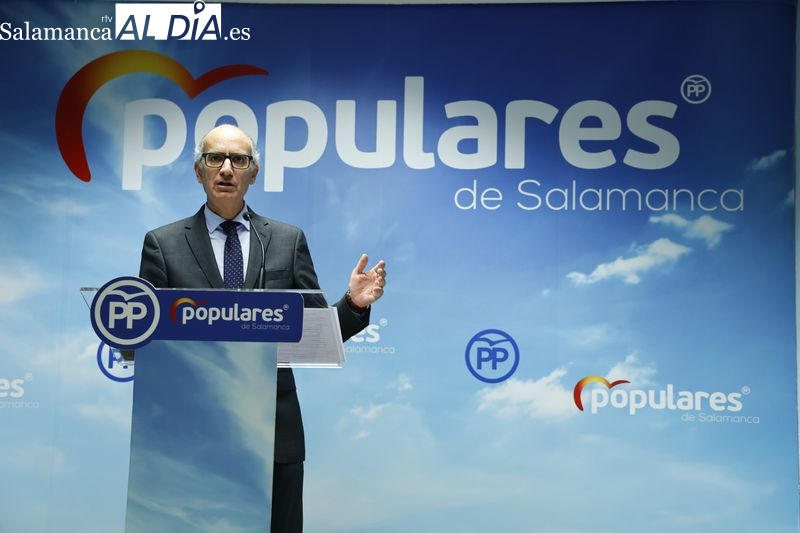 Javier Iglesias tras dejar la presidencia del PP de Salamanca
