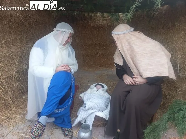 Belén Viviente en la localidad de Rollán