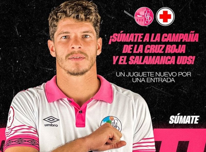 El Salamanca UDS se suma a la campaña de Cruz Roja con un juguete nuevo por cada entrada