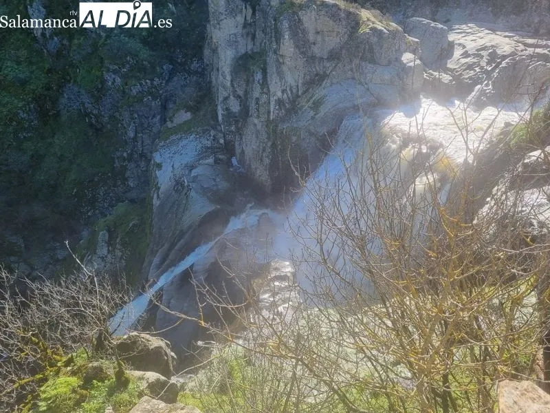 Imágenes del Pozo de los Humos este domingo