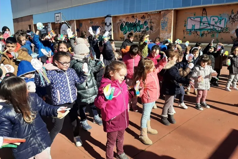 El CEIP Severiano Montero celebraba este lunes el Día de la Paz