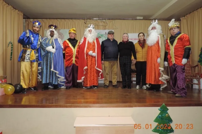 Aldearrubia se ha volcado en la recepción  a los Reyes Magos