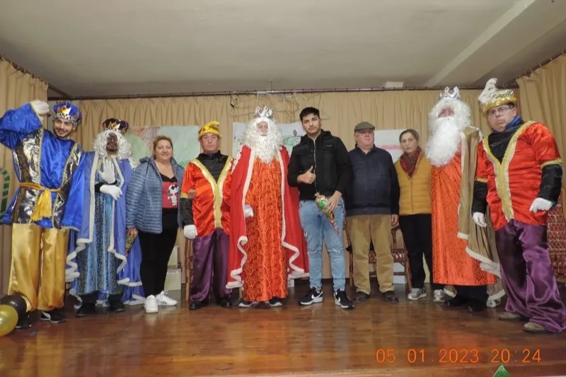 Aldearrubia se ha volcado en la recepción  a los Reyes Magos