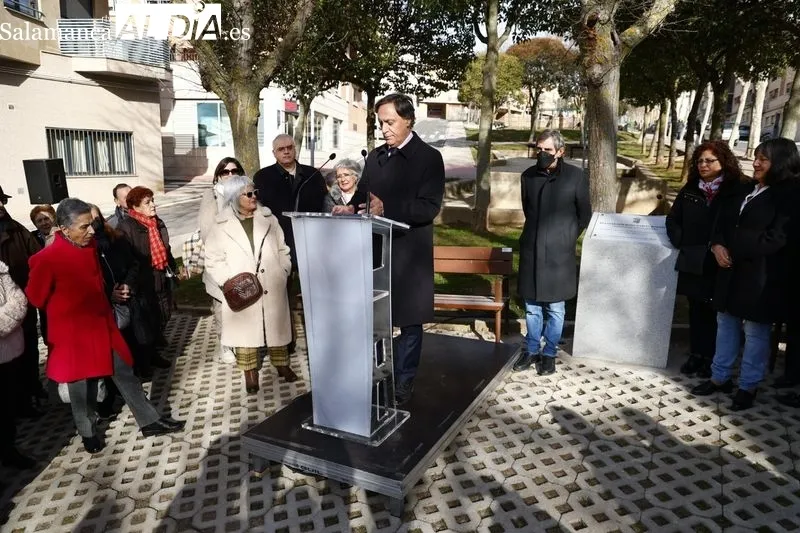 Inaugurado el bulevar que lleva el nombre de Jesús García Rodríguez. Fotos: David Sañudo