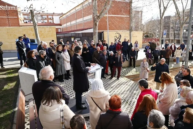 Inaugurado el bulevar que lleva el nombre de Jesús García Rodríguez. Fotos: David Sañudo