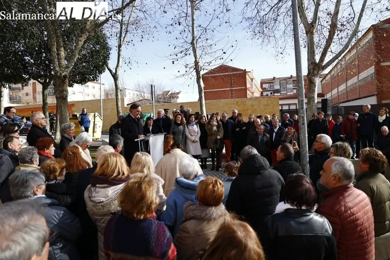 Inaugurado el bulevar que lleva el nombre de Jesús García Rodríguez. Fotos: David Sañudo
