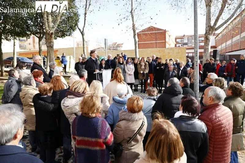 Inaugurado el bulevar que lleva el nombre de Jesús García Rodríguez. Fotos: David Sañudo