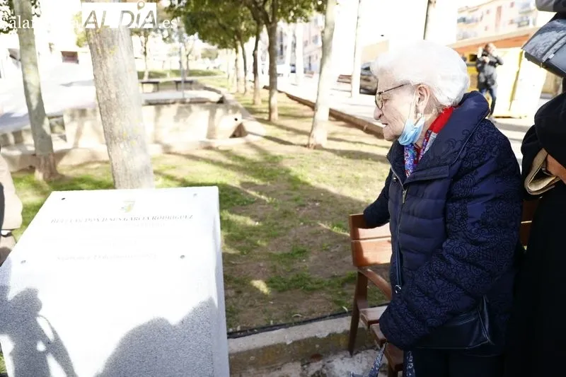Inaugurado el bulevar que lleva el nombre de Jesús García Rodríguez. Fotos: David Sañudo