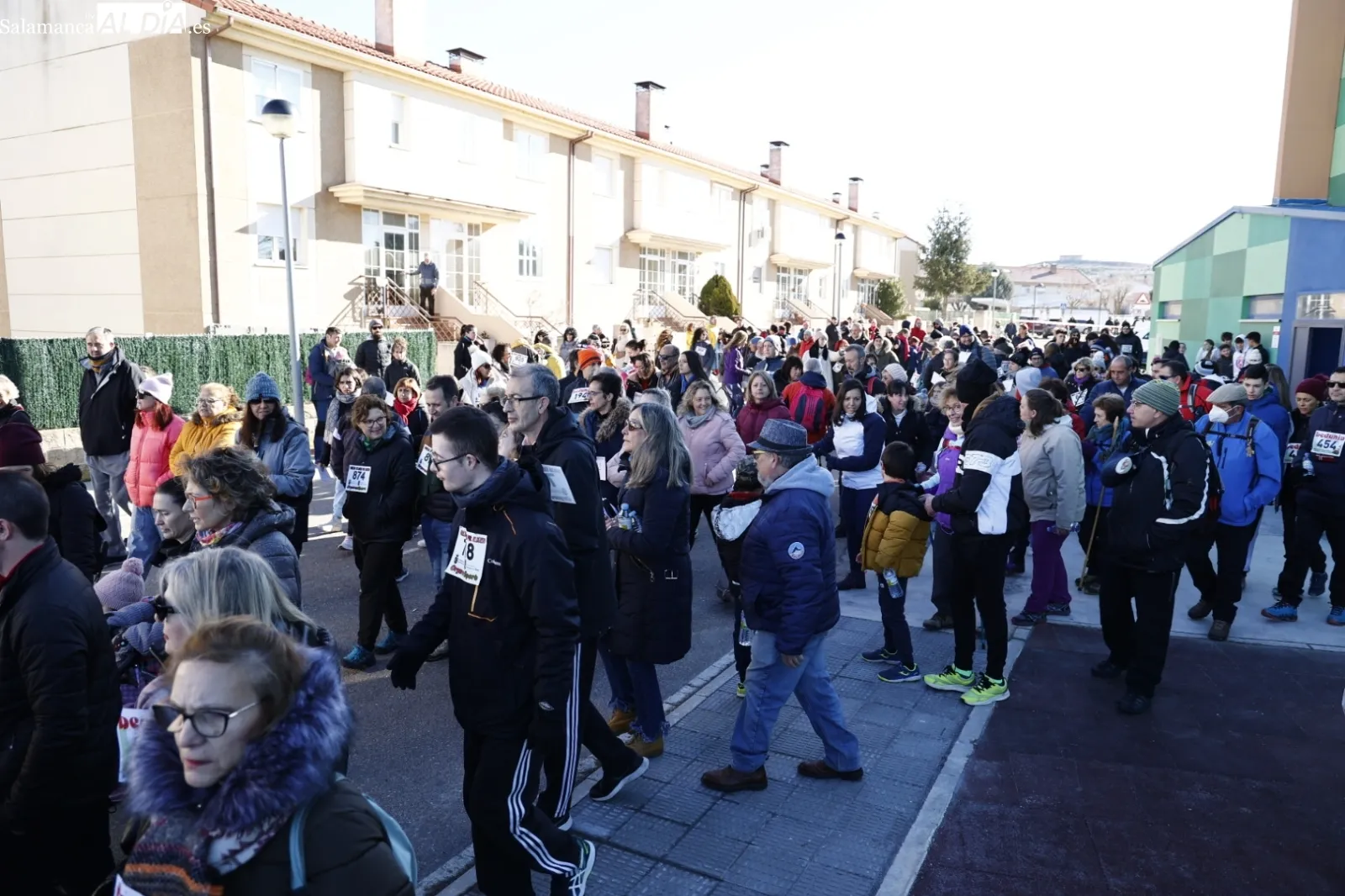 Multitudinaria marcha solidaria por el pequeño Alberto. Fotos David Sañudo