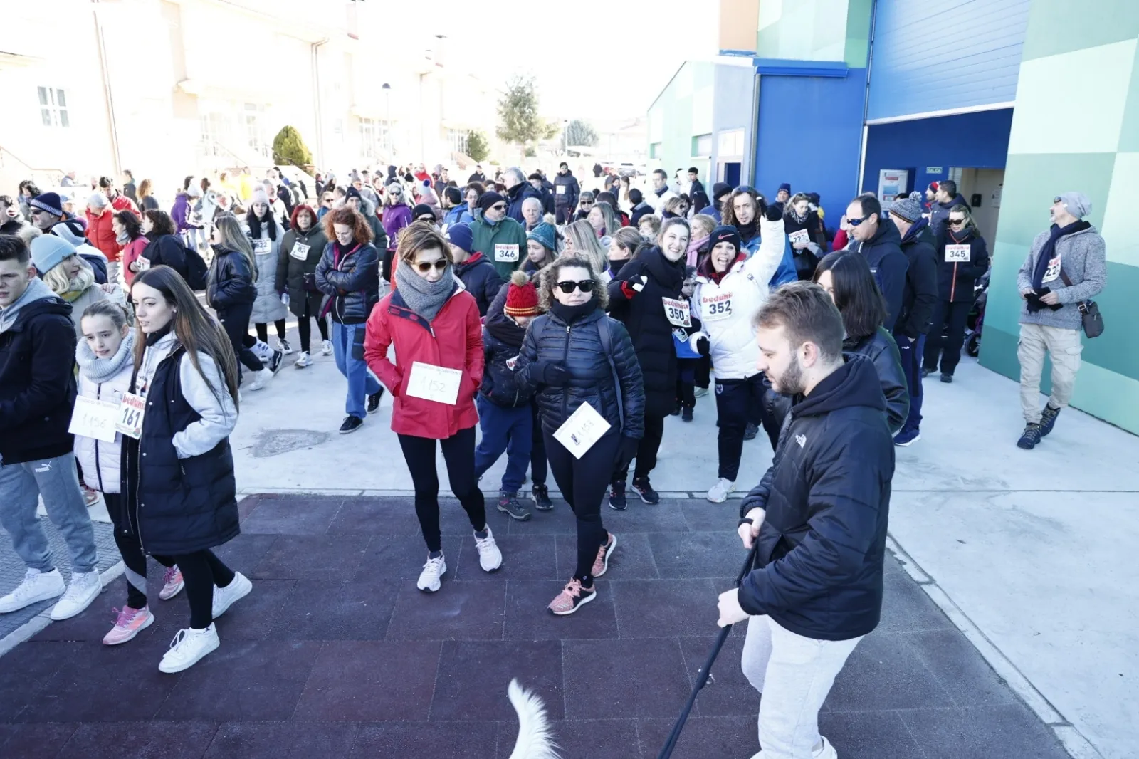 Multitudinaria marcha solidaria por el pequeño Alberto. Fotos David Sañudo