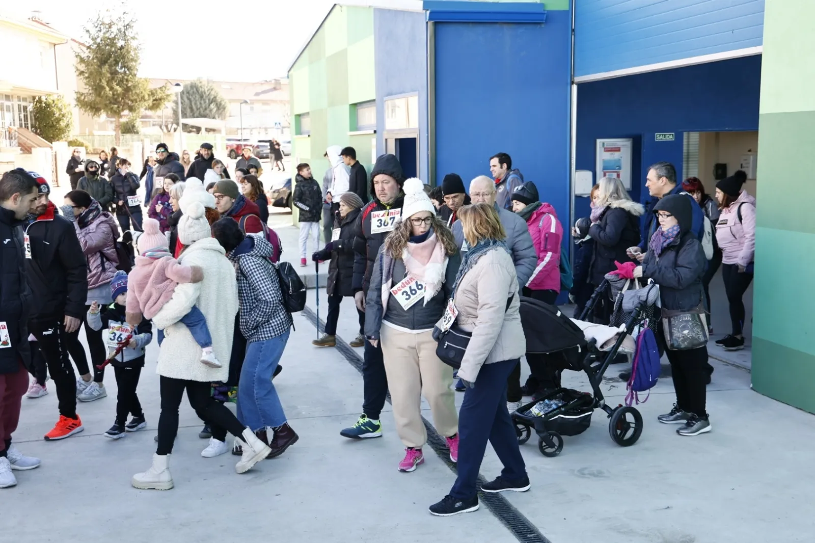 Multitudinaria marcha solidaria por el pequeño Alberto. Fotos David Sañudo