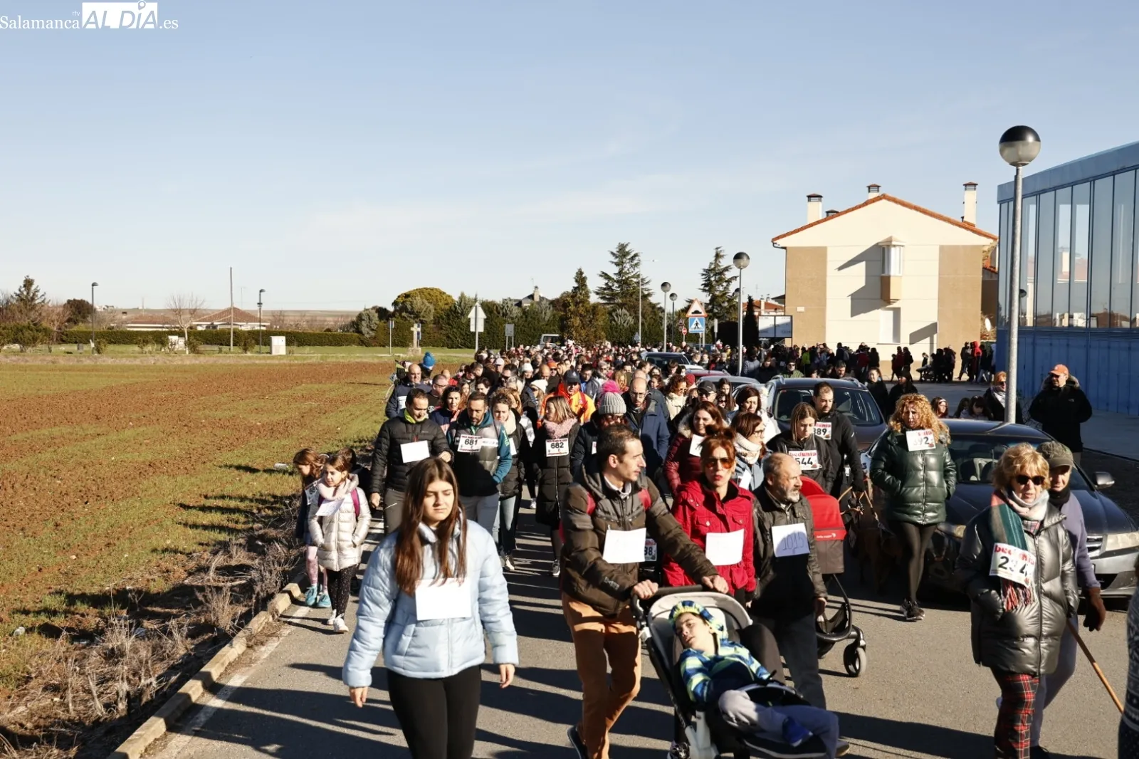 Multitudinaria marcha solidaria por el pequeño Alberto. Fotos David Sañudo