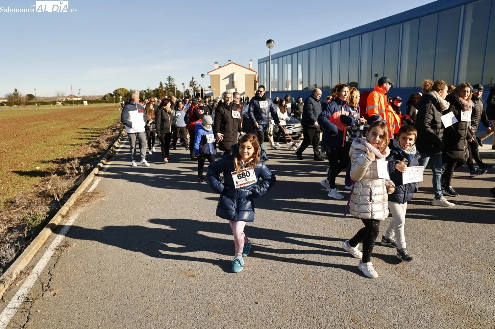Multitudinaria marcha solidaria por el pequeño Alberto. Fotos David Sañudo