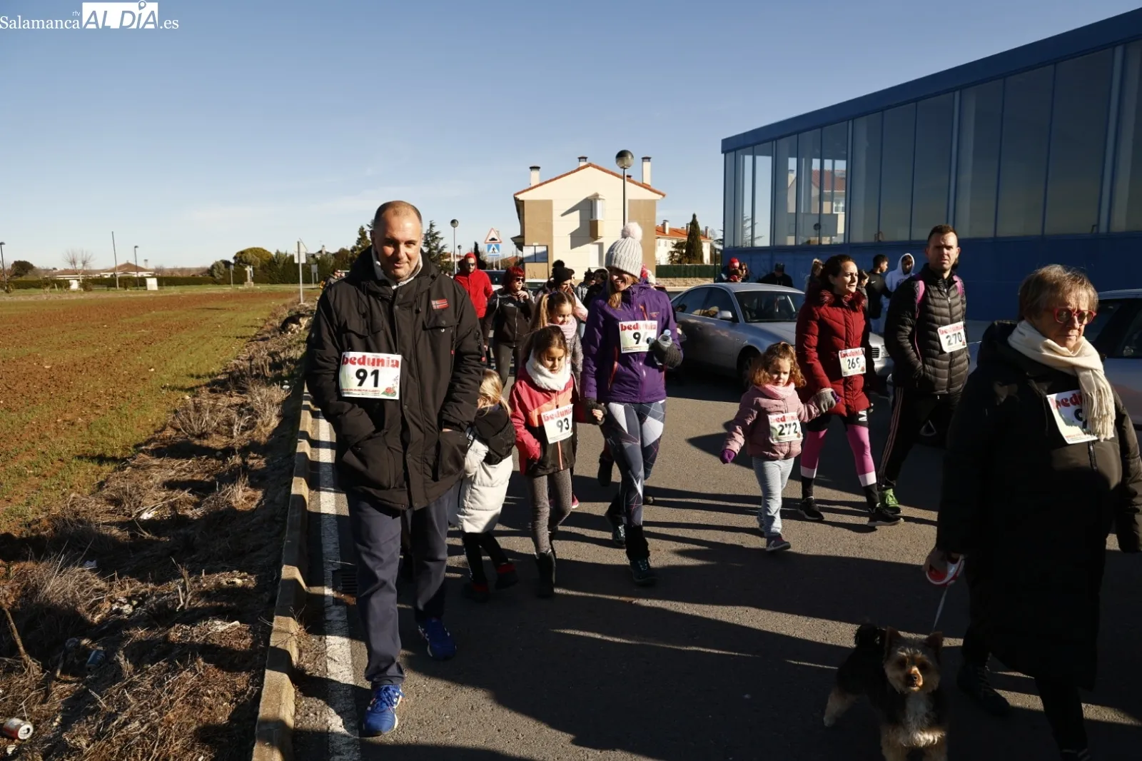 Multitudinaria marcha solidaria por el pequeño Alberto. Fotos David Sañudo
