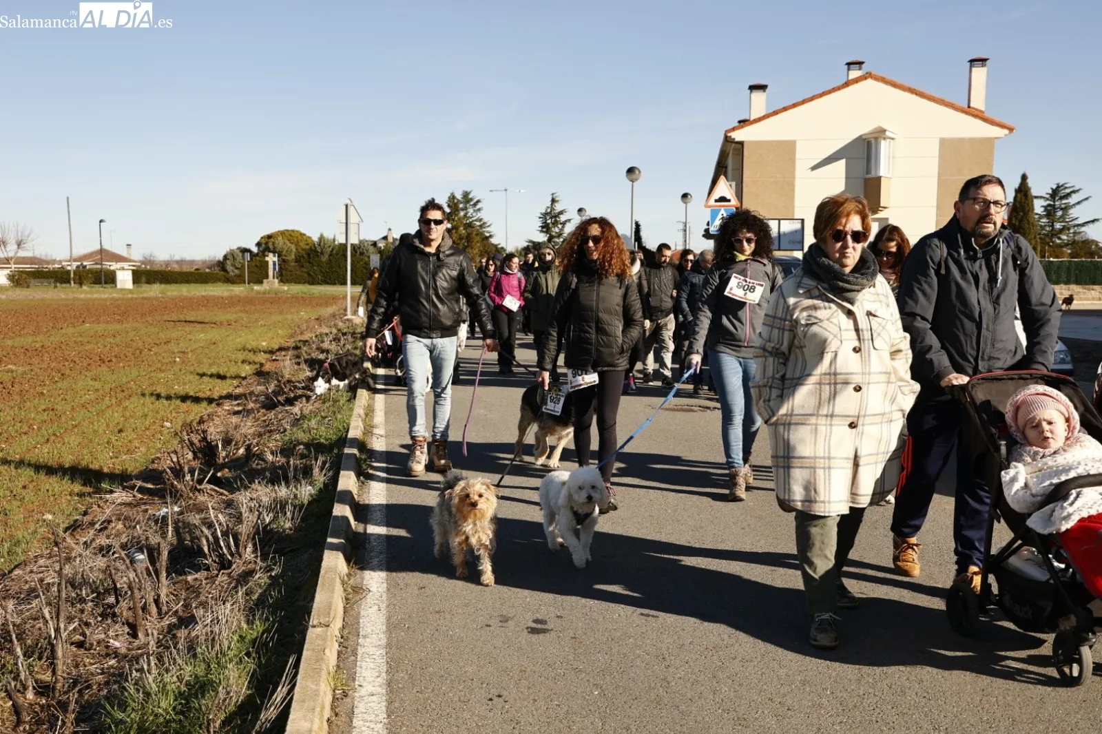 Multitudinaria marcha solidaria por el pequeño Alberto. Fotos David Sañudo