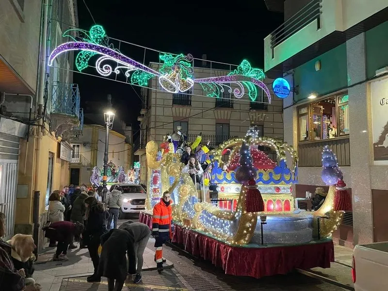Cabalgada de los Reyes Magos en Guijuelo. Fotos: Ayuntamiento de Guijuelo