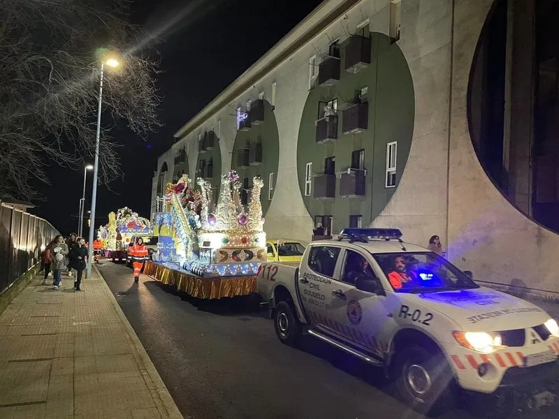 Cabalgada de los Reyes Magos en Guijuelo. Fotos: Ayuntamiento de Guijuelo
