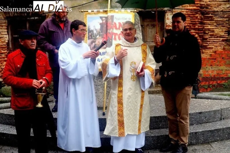 Peñaranda celebraba este sábado la bendición de San Antón