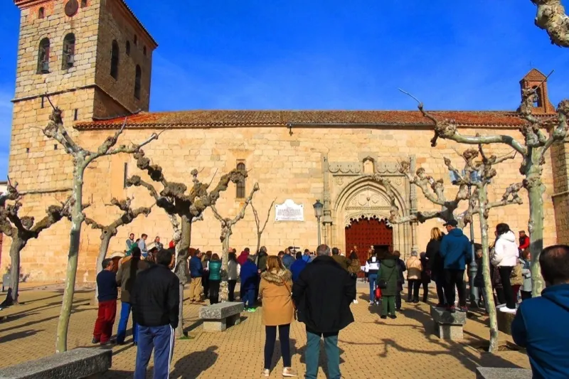 Macotera celebraba la tradicional bendición de San Antón. José Guerras