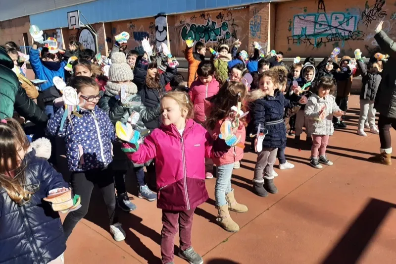 El CEIP Severiano Montero celebraba este lunes el Día de la Paz