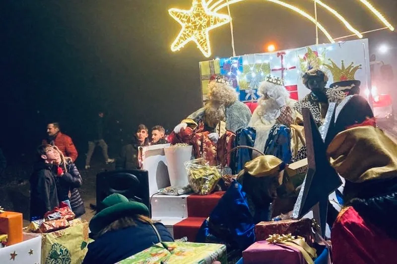 Villoria celebraba una Cabalgata festiva junto a los Reyes Magos