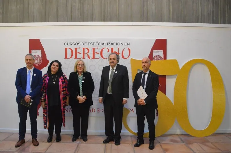 inauguración de los 50ª Cursos de Especialización en Derecho de la Universidad de Salamanca en el Auditorio Fonseca. Foto USAL