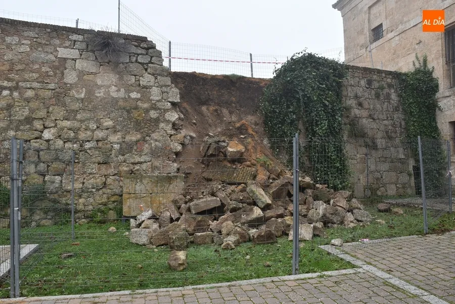 Foto 9 - El derrumbe de la muralla provoca las primeras apariciones a nivel nacional de Mir&oacute;briga en 2023