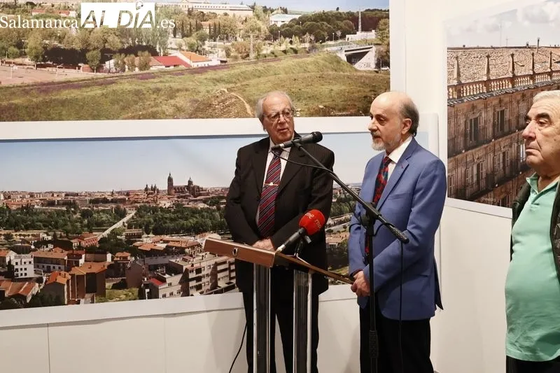 Inauguración de la muestra 'Vistas Panorámicas de Salamanca' del artista Vicente Sierra Puparelli. Foto de David Sañudo