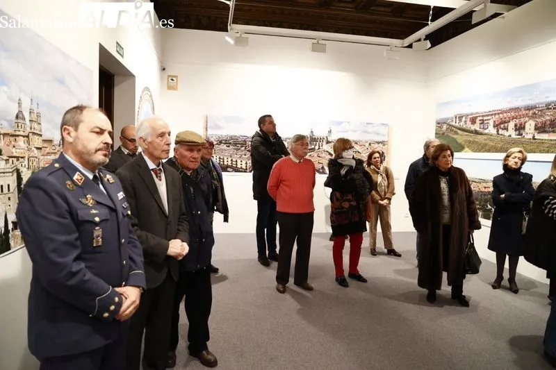Inauguración de la muestra 'Vistas Panorámicas de Salamanca' del artista Vicente Sierra Puparelli. Foto de David Sañudo