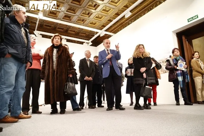 Inauguración de la muestra 'Vistas Panorámicas de Salamanca' del artista Vicente Sierra Puparelli. Foto de David Sañudo