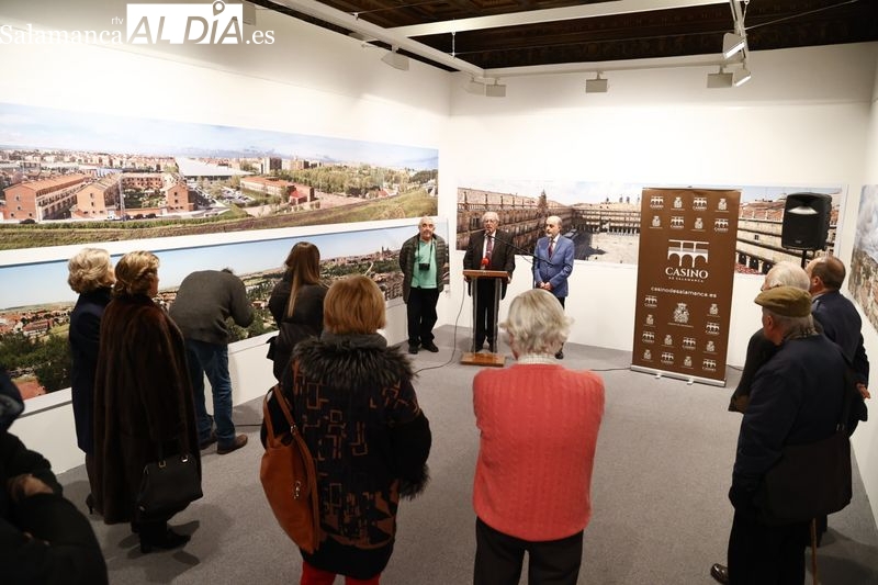 Inauguración de la muestra 'Vistas Panorámicas de Salamanca' del artista Vicente Sierra Puparelli. Foto de David Sañudo