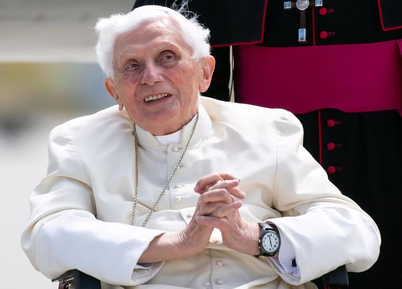 El Papa emérito Benedicto XVI. Foto EUROPA PRESS