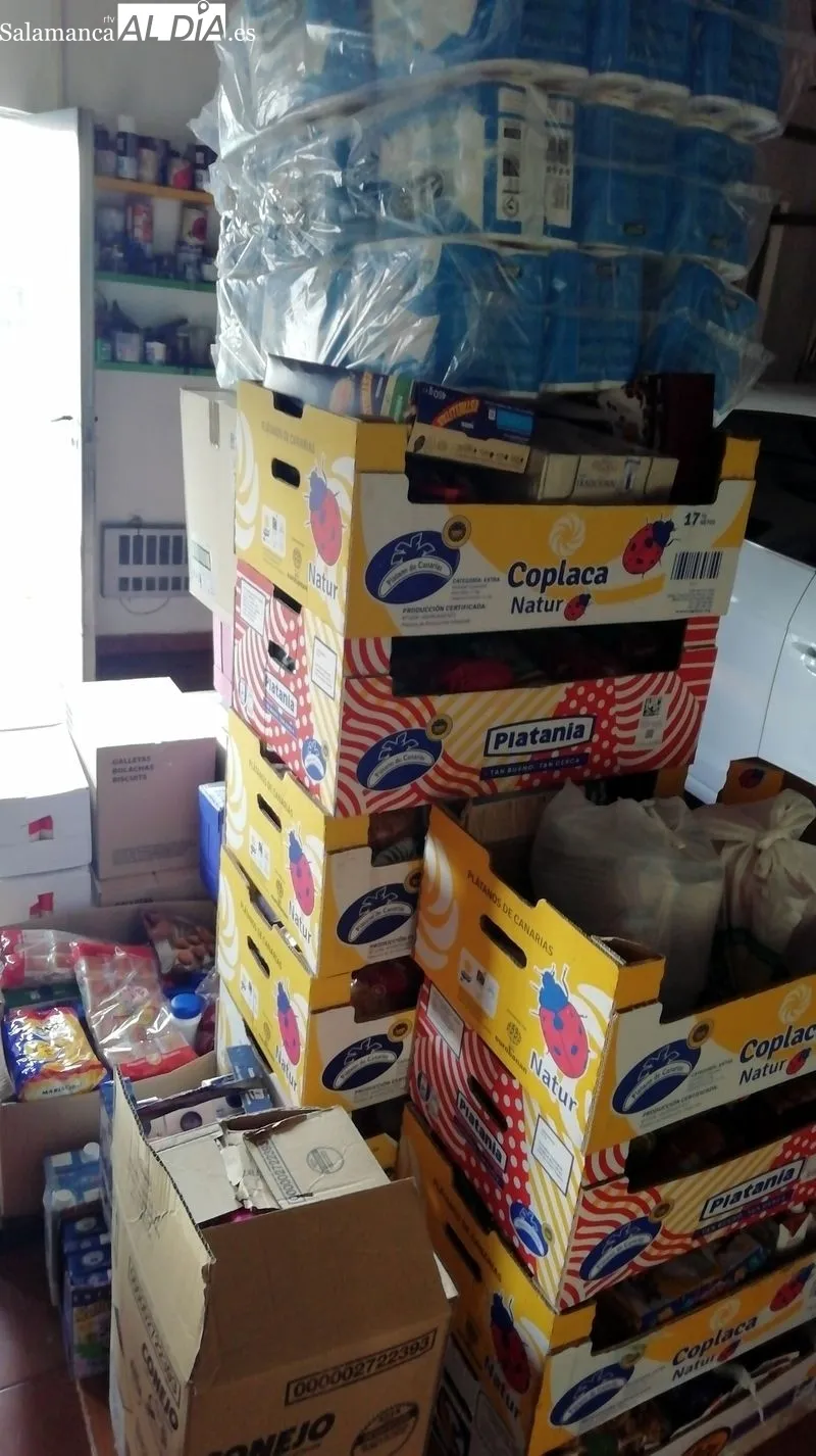 La entrega de los productos se realizó en Lumbrales la semana pasada