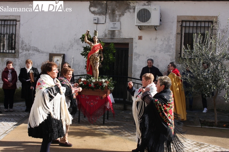 Celebración de la fiesta de San Sebastián en Vilvestre / SILVESTRE