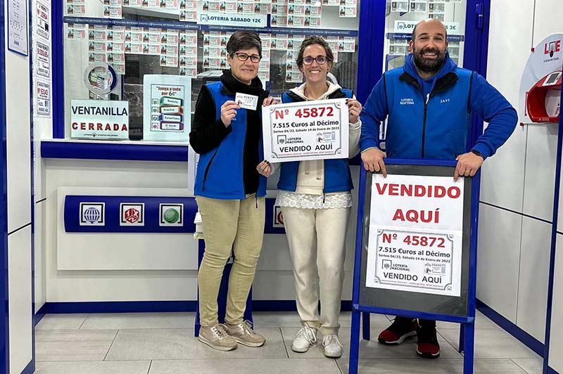 Foto 1 - La suerte visita Béjar: la Lotería Nacional deja más de 200.000 euros 