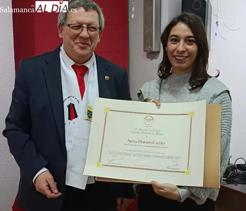 Foto 5 - Carlos Andr&eacute;s Fabbri, ganador del LV Concurso literario del Casino Obrero de B&eacute;jar