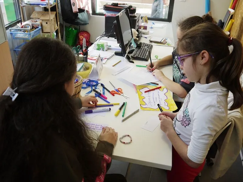 Actividades de Ciudad de los Niños en la Casa de las Asociaciones, en Carbajosa de la Sagrada
