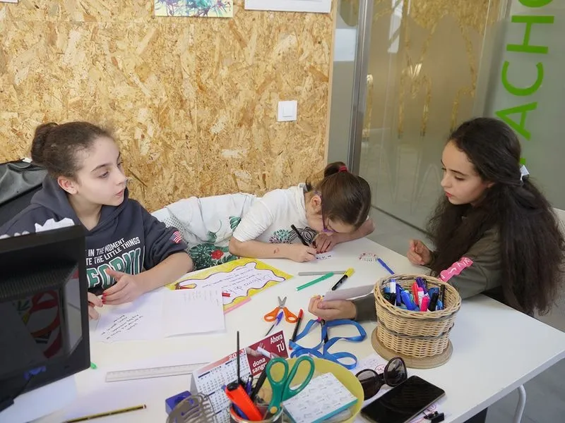 Actividades de Ciudad de los Niños en la Casa de las Asociaciones, en Carbajosa de la Sagrada