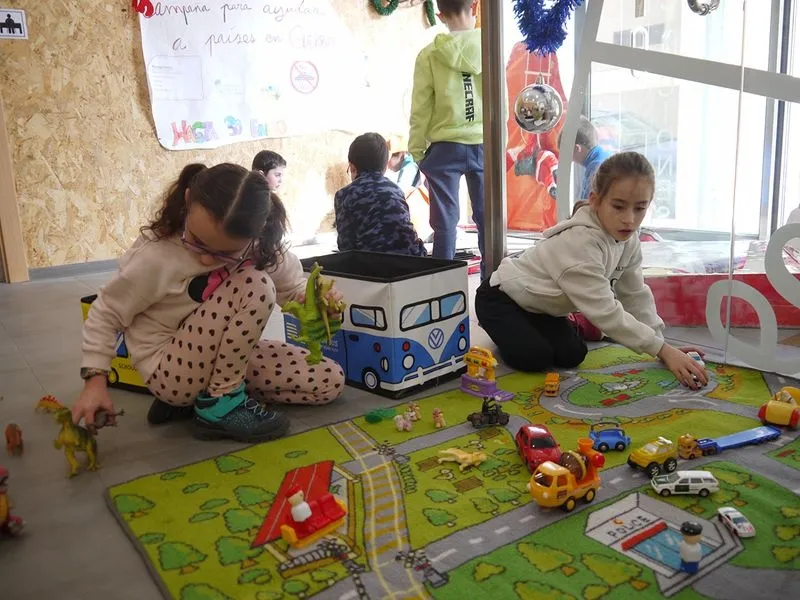 Actividades de Ciudad de los Niños en la Casa de las Asociaciones, en Carbajosa de la Sagrada