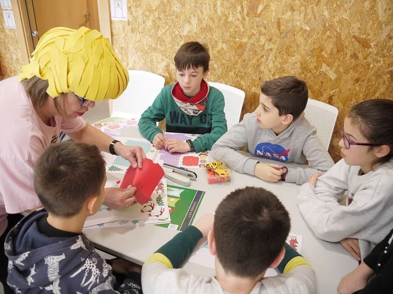 Actividades de Ciudad de los Niños en la Casa de las Asociaciones, en Carbajosa de la Sagrada