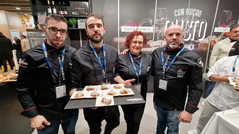 Foto 4 - Salamanca concluye su presencia en Madrid Fusi&oacute;n con un homenaje a los productos t&iacute;picos