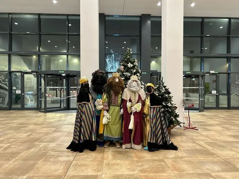 Los Reyes Magos, en el Hospital Universitario de Salamanca