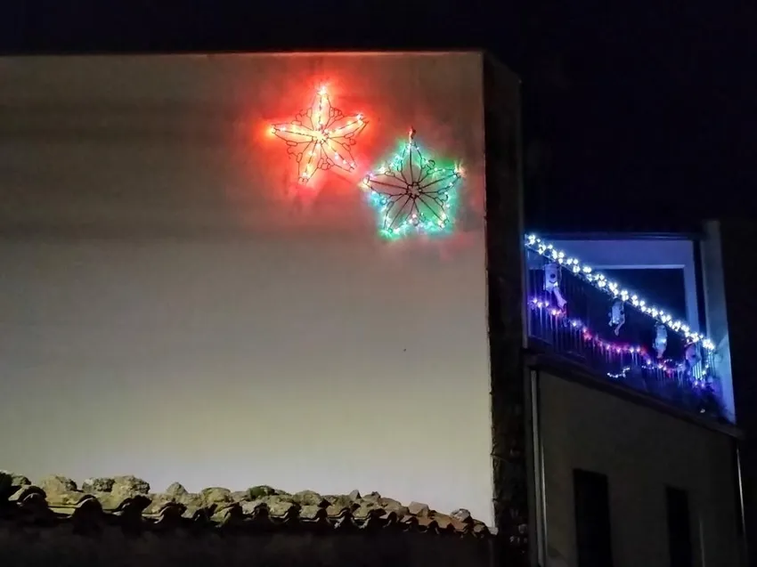 Decoración navideña en Yecla de Yeltes