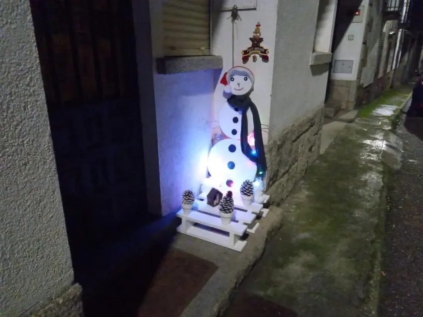 Decoración navideña en Yecla de Yeltes