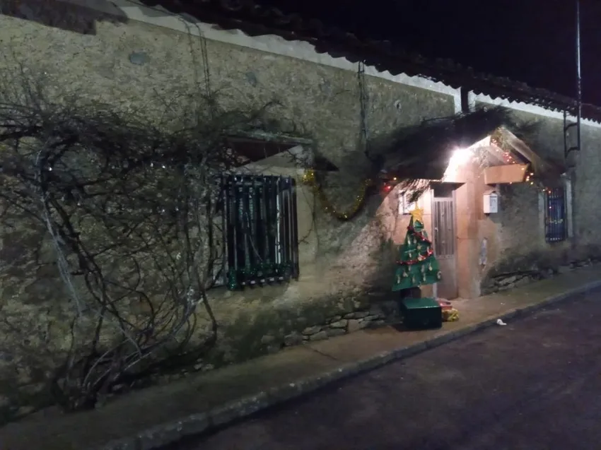 Decoración navideña en Yecla de Yeltes