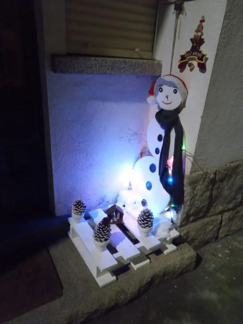 Decoración navideña en Yecla de Yeltes