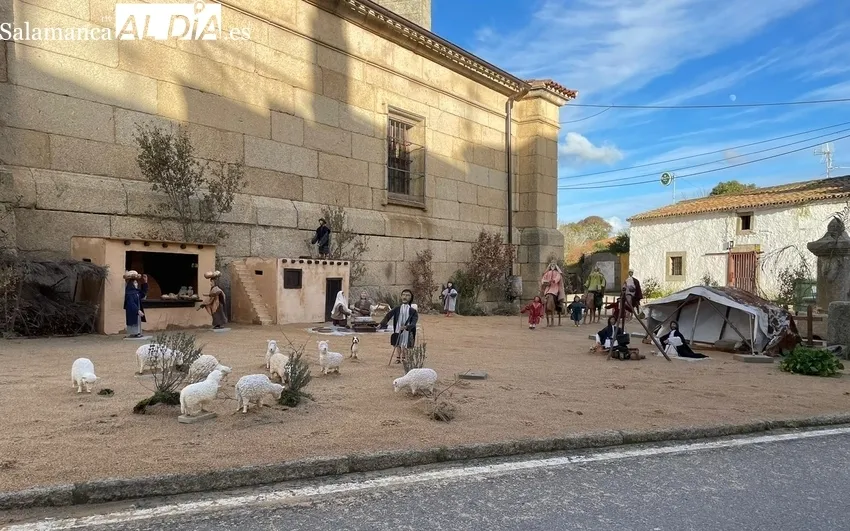 Los aficionados a los belenes aún disponen de unos días para ver el extraordinario nacimiento que luce Villavieja de Yeltes 